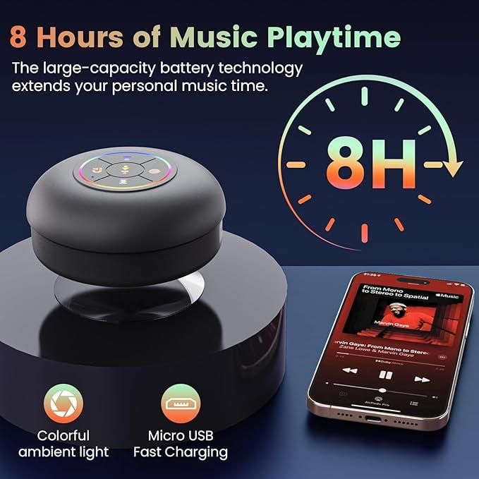 Product Name: Large Suction Cup Waterproof Bluetooth Speaker